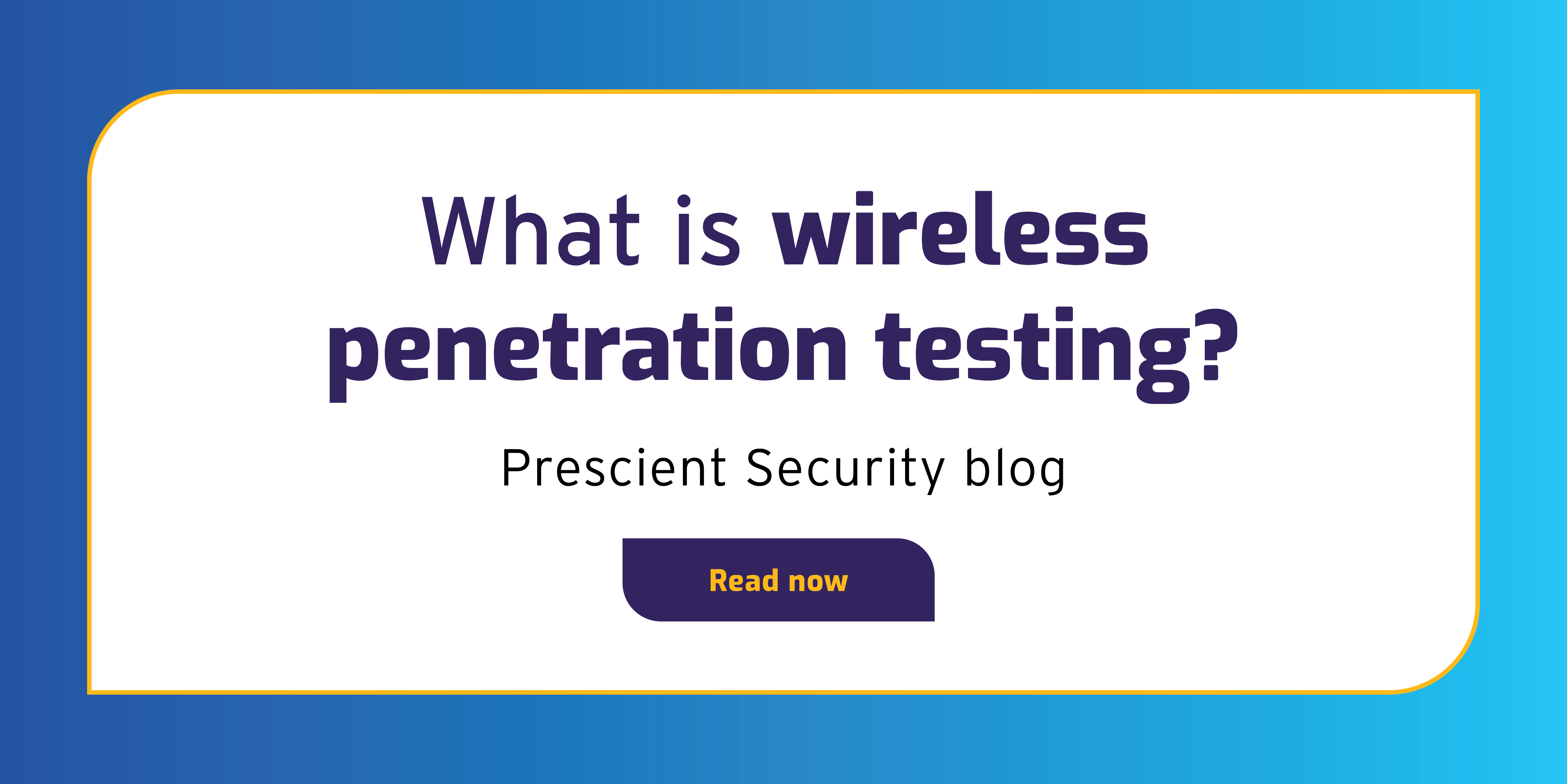 What is Wireless Penetration Testing?
